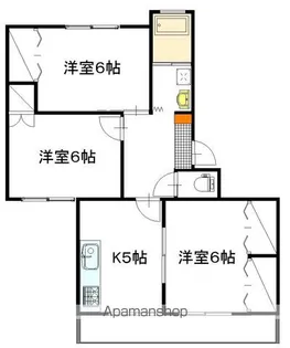 東大島ハイツ A棟【305号室】の間取り