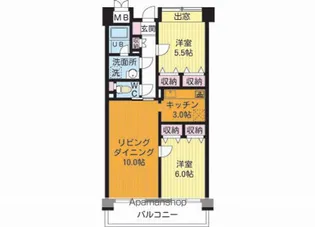 フィールランド【3階】の間取り