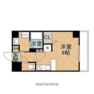 グランルージュ栄 Ⅱ【808号室号室】の間取り