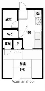 パステル富谷【101号室】の間取り