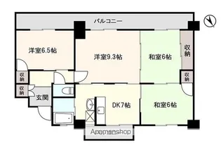 アシスト第3秋田マンション【202号室】の間取り