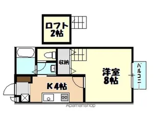 エスポワール伴東【2階】の間取り
