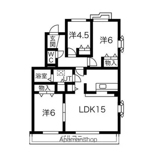 メトロ藤が丘【2階】の間取り