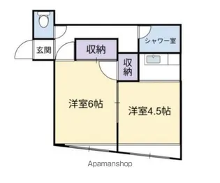 渡辺ビル(清水)【302号室】の間取り