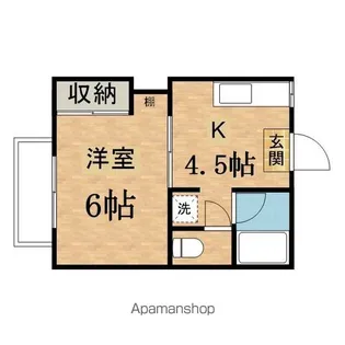 コーポ美山【2階】の間取り