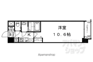 アール京都グレイス【101号室】の間取り