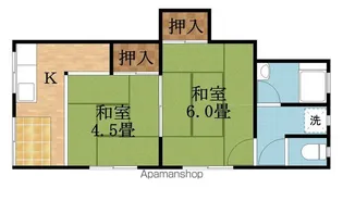 藤田文化7号棟【48号室】の間取り