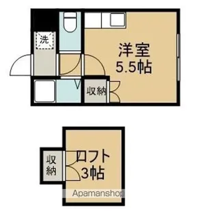 エクセルシャトーS【2階】の間取り