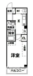 プラザ四天王【4階】の間取り