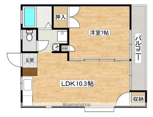 アーバンライフ江口【1階】の間取り