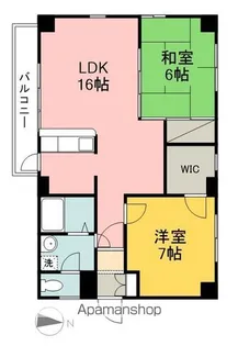 ラ・エスパシオ【201号室】の間取り
