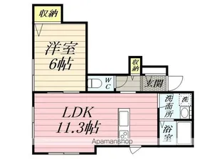 ベストプレイスⅠ【101号室】の間取り