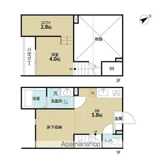 IO【2階】の間取り
