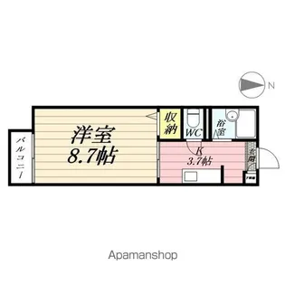 ブッシュ・クローバー【2階】の間取り