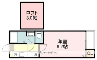クレアフォーチュン清水沼【1階】の間取り
