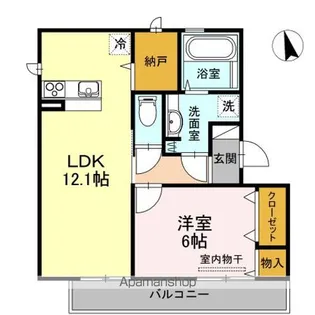 シェーン ネーベル A棟【2階】の間取り