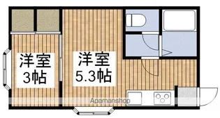 クレセントヨコイⅡ【101号室】の間取り