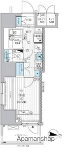 ランドステージ両国【4階】の間取り