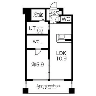 翠城Ⅳ【1階】の間取り