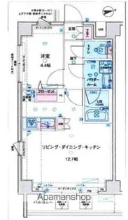 ジェノヴィア墨田文花スカイガーデン【2階】の間取り