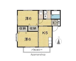 ブライトンハウス壱番館【205号室】の間取り