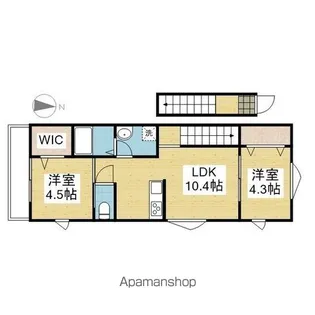 EARTH SYOENJI【202.号室】の間取り