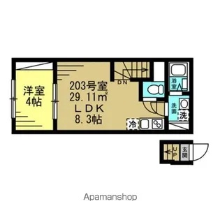 メゾン トールモンド八千代中央【2階】の間取り