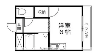 NASU10【202号室】の間取り