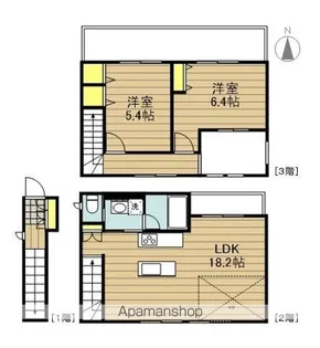 HALE LUANA【102号室】の間取り