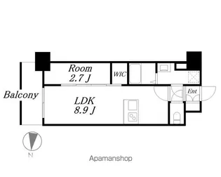 メイクスアート名駅南Ⅳ【2階】の間取り