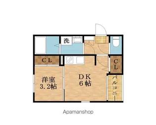 グランディールソレイユ【3階】の間取り