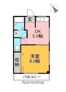 グリーンオアシス林【4階】の間取り