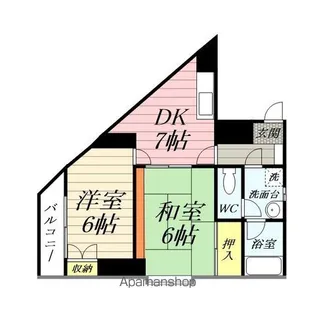 アクセスマスダ【3階】の間取り