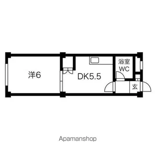 FINE CREST N21【306号室】の間取り