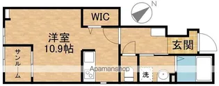 ベル メナージュ【101号室】の間取り