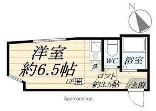ユナイト港南サイレンスター【205号室】の間取り