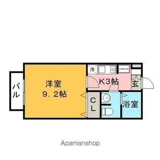 メディオ エス【2階】の間取り