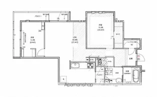 シエル開智【202号室】の間取り