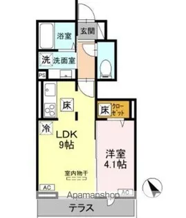 D−ROOM甲州街道【1階】の間取り