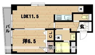 ラフィーネカワムラ【4階】の間取り