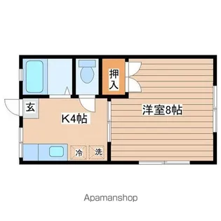 メーゾン台原【1階】の間取り