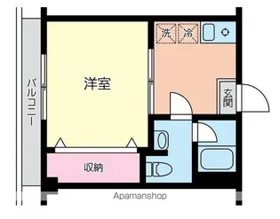 ブルーム西横浜【2階】の間取り