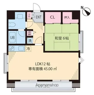 M・Iビル【6階】の間取り