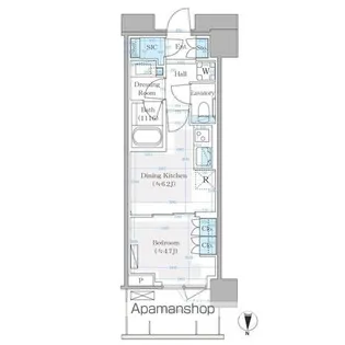 パークシティ中野 ザ タワー エアーズ【19階】の間取り