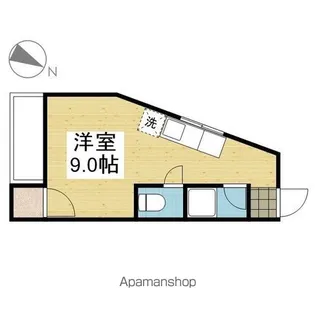 宮田ハイツ【101号室】の間取り