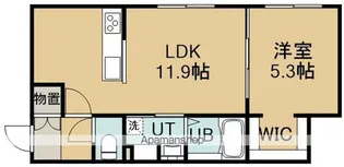 深堀町新築アパート(仮【2階】の間取り