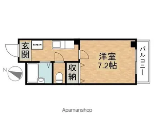 グランドヒル瀬田【2階】の間取り