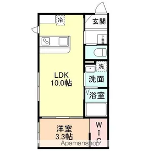 EARTH TERRACE SORA【1階】の間取り