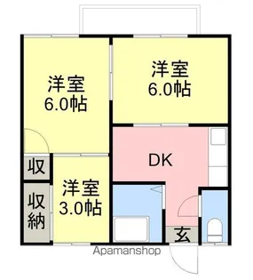 ファミリーハイツ【105号室】の間取り