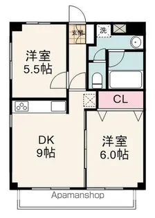 オラシオン馬渕【301号室】の間取り